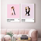 Винтаж целлюлозы Художественная литература плакат классический грязной Танцы фильм печати абстрактный минималистское полотно Настенная картина домашний декор