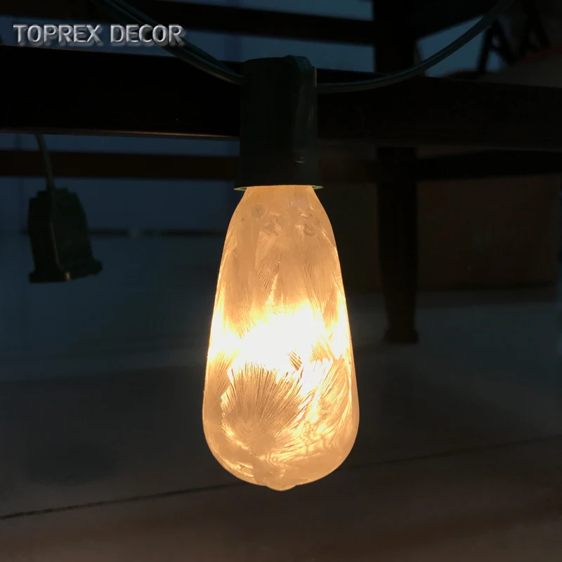 Toprex 3m E17 patio lights garden decor light chain christmas decoration lights indoor new year light home decor