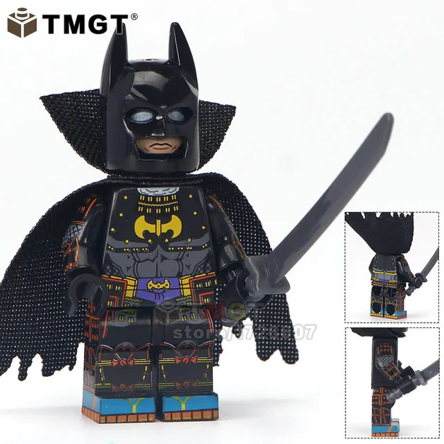 Бургундия Одиночные кубики «Бэтмен» Red Son Batman-Tire Armor темные ночи: металлические беспощадные летучие мыши, которые смеются, строительные блоки, игрушки для детей - Цвет: Бургундия