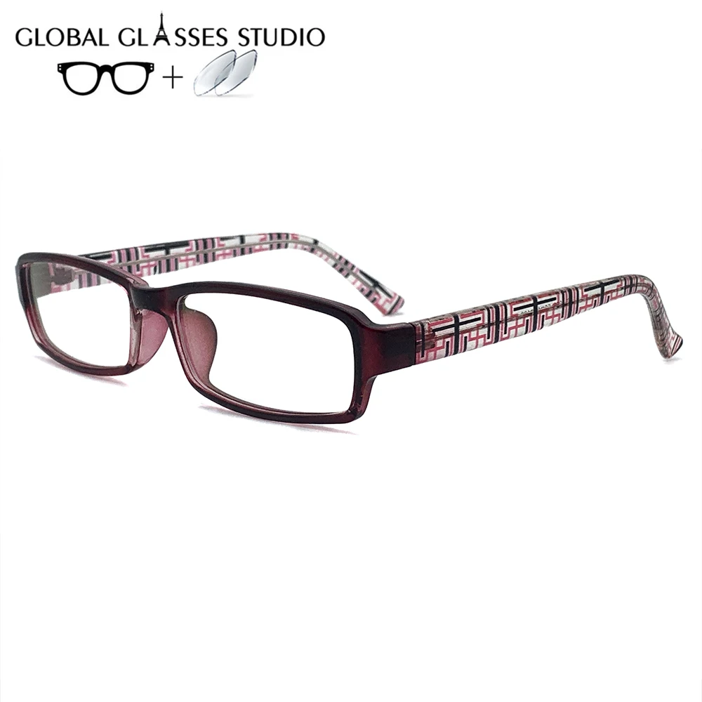 

Women Acetate Glasses Frame Eyewear Eyeglasses Reading Myopia Prescription Lens 1.56 Index TT-656
