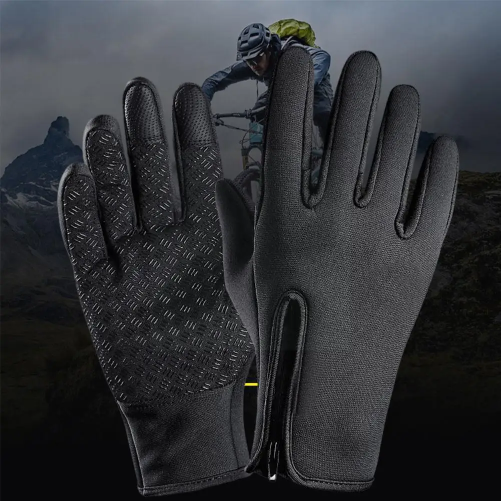 

Motocross Gloves For Winter Moto Gloves Screen Windproof Outdoor Sport Gloves Warm Mittens Women Man Anti-slip Waterp S7R1