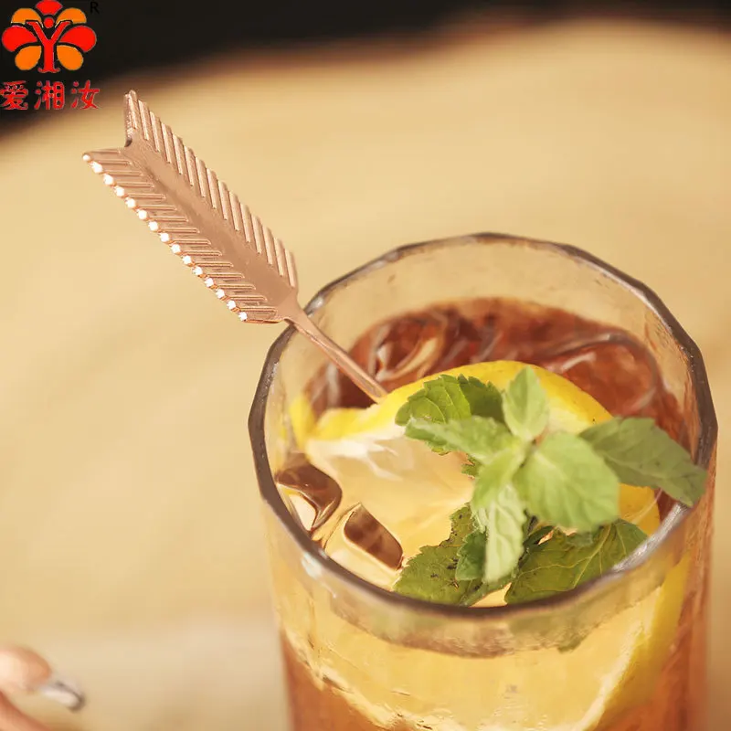 

Aixiangru японская Стрела любви игла для коктейлей сухой мартини этикетка для коктейлей из нержавеющей стали в форме меча орнамент игла