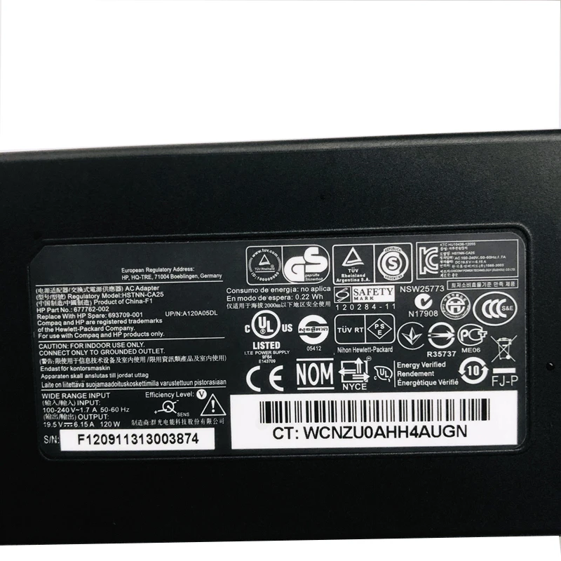 Блок питания зарядное устройство адаптер для ноутбука HP ENVY 15 Pavilion Touchsmart sleekbook J013TX