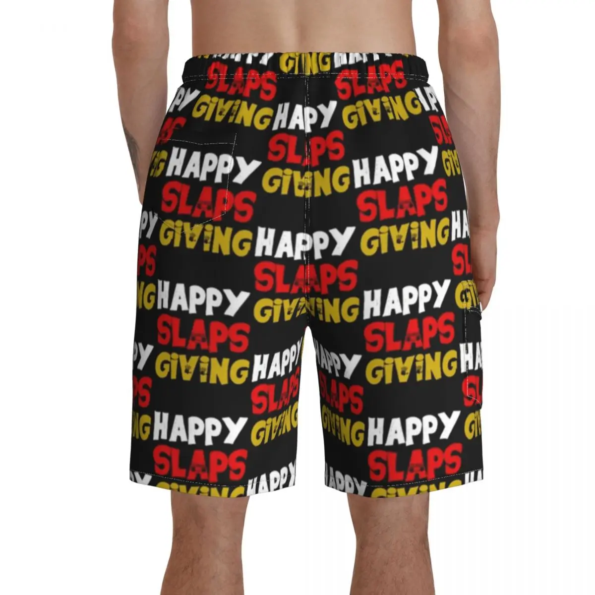 

Slap Bet Board Shorts Bathing Swimming Trunks Polyester Funny Men Swim Trunks