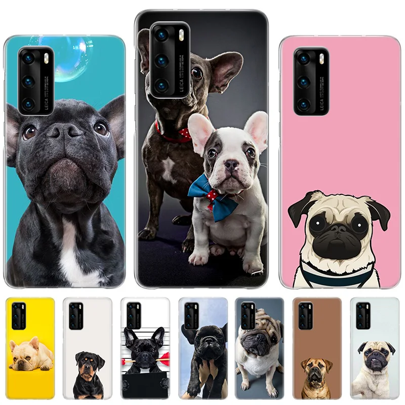 

French Bulldog Dog Animals Case For Samsung Note 20 Ultra 10 9 8 Silicone Cover For Galaxy A6 A7 A8 A9 Plus 2018 J8 A750 Coque