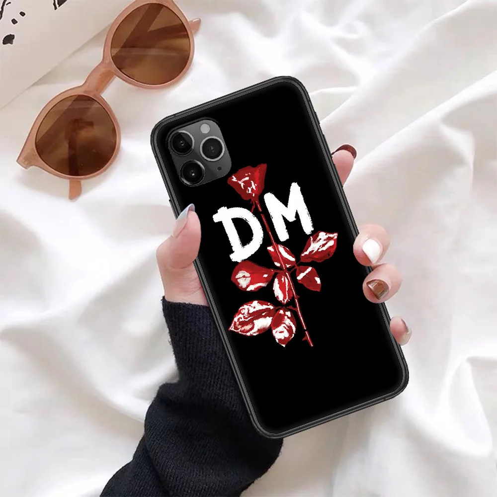 

Depeches band Mode Phone Case For Iphone 4 4s 5 5S SE 5C 6 6S 7 8 Plus X XS XR 11 12 Mini Pro Max 2020 black Waterproof 3D Back