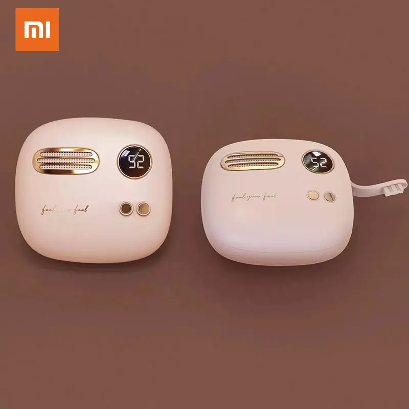 Внешний аккумулятор Xiaomi 5000 мАч милый портативный внешний с цифровым дисплеем