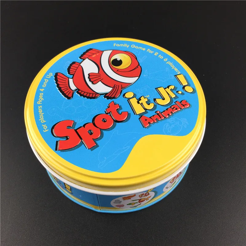 

Spot it Board Games 83mm kids gift Classic Education Card hip-hop animal holiday Dobble Game Home Party Funny Game