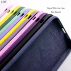 Чехол 1DS из жидкого силикона для телефона Xiaomi Redmi Note 7 8 9 9S 10 Pro Max 5G POCO X3 F3 M3 NFC Pro