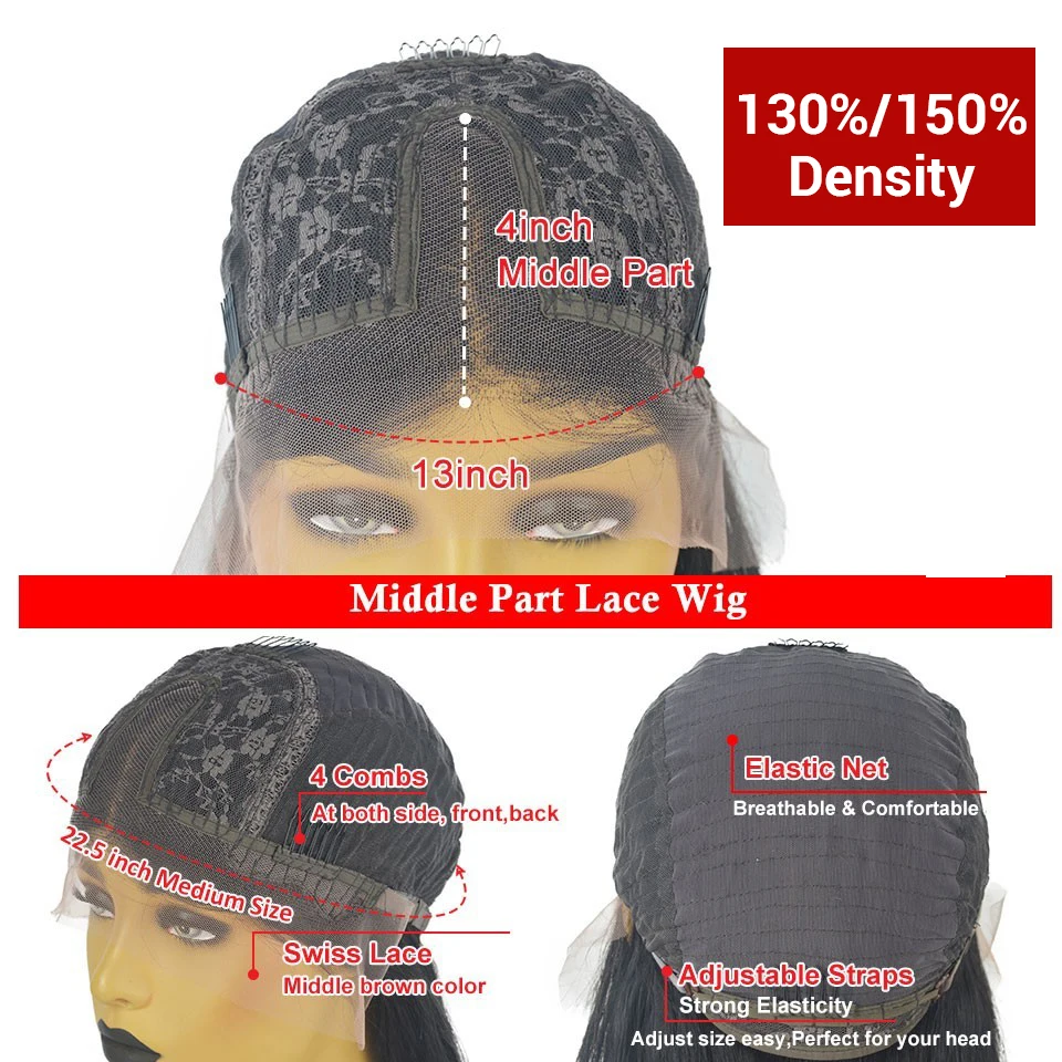 Короткий парик из натуральных волос с Омбре медовый блонд Боб 150 плотность