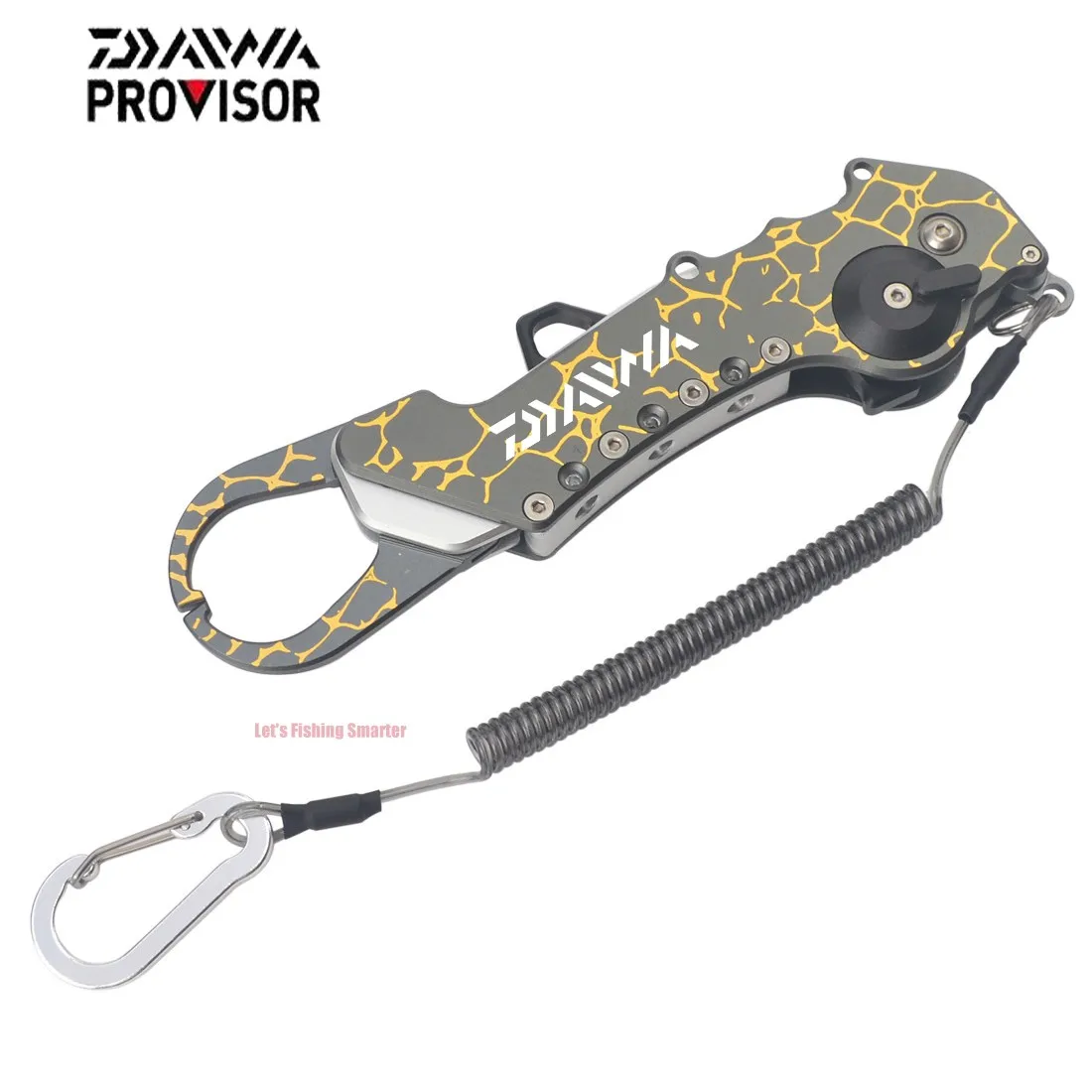 

Foldable DAIWA Fish Control 28cm Aluminum Fishing Lip Gripper High Quality daiwa Fishing Tackle Tool Metal Fishing For Saltwater