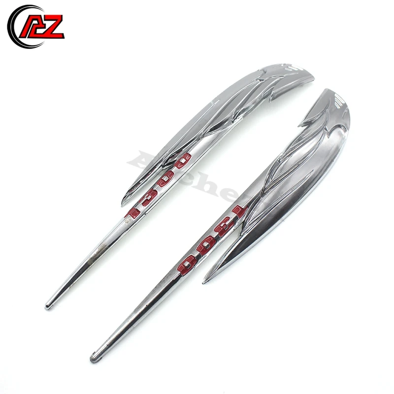 ACZ мотоцикл для VTX1300 VTX 1300 C R S Хром ABS топливный газовый бак эмблема значок украшение 3D наклейки
