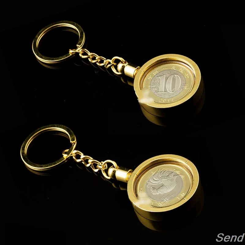 

27mm/1.06" Commemorative Coin Holder Keyring Medallion or Chip Collection Souvenir Coin Pendant Keychain Fashion Jewelry