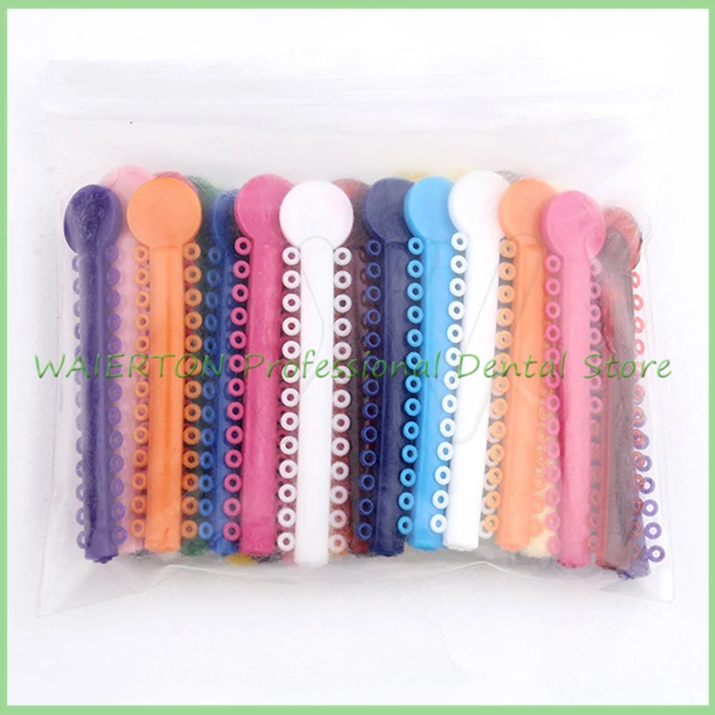 

1 Bag Dental Orthodontic Ligature Ties Elastic Rubber Bands 1040 Pcs