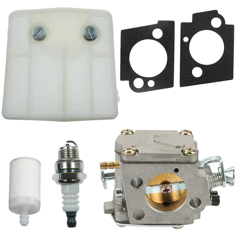 

Chainsaw Carbs Gaskets Air Oil Filter Spark Plug Kit For HUSQVARNA 61/266/268/272 Replacement Garden Power Tools