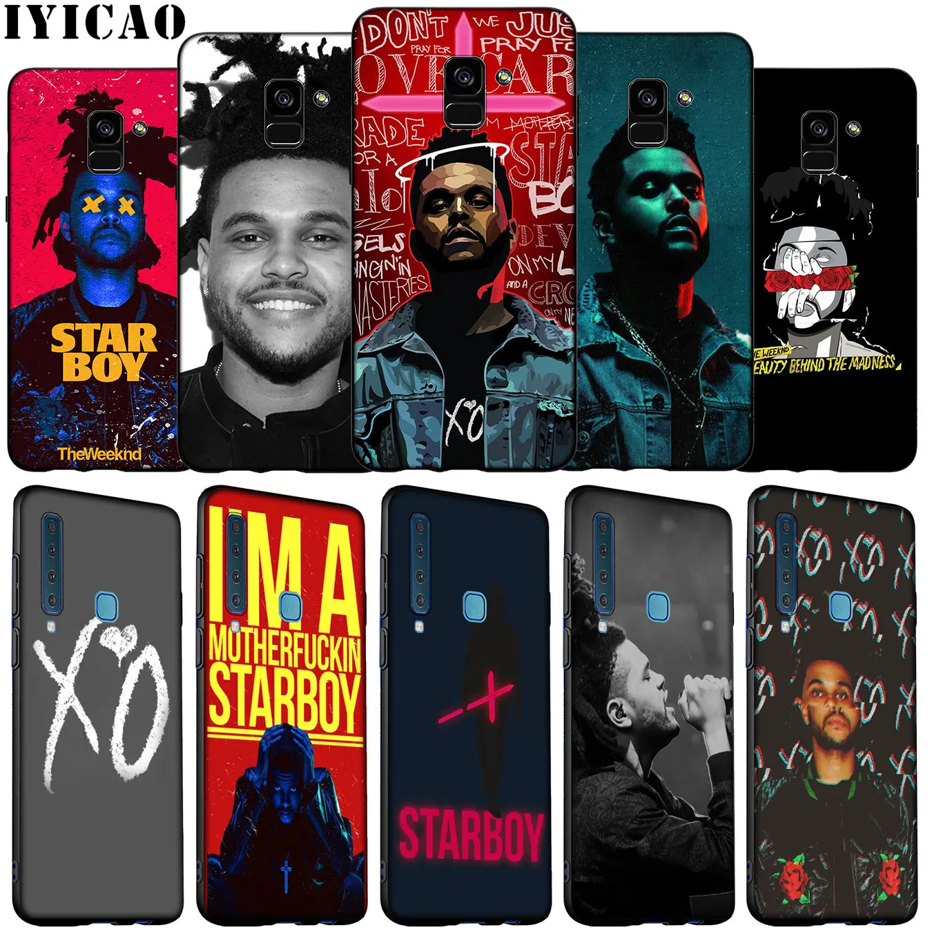 Мягкий силиконовый чехол Weeknd для телефона Samsung Galaxy A6 A9 A8 A7 2018 A3 A5 2016 2017 Note 9 8 10 Plus |