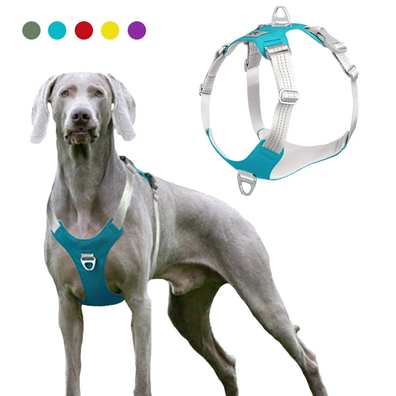 

Pet Dog Harness No Pull Reflective Dog Training Harness Collar For Mid Large Dogs Chest Strap Big Breed Labrador Pets Supplies