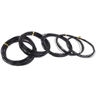 Всего 5 м (черный) провода бонсай из анодированного алюминия, тренировочная проволока бонсай с 4 размерами (1,0 мм, 1,5 мм, 2,0 мм, 2,5 мм)