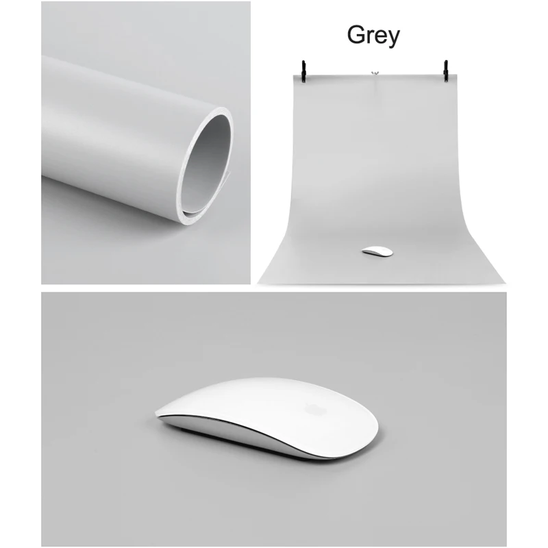 68x130 см серый материал из ПВХ задний фон с защитой от морщин для фотостудии