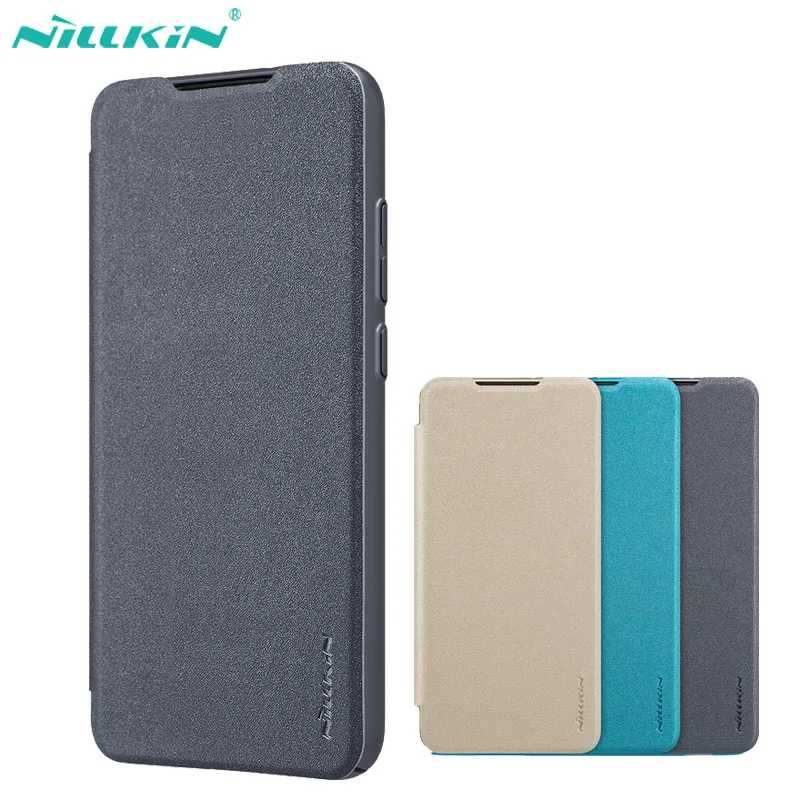

For Xiaomi Redmi Note 8 Pro Case Note 8 5A Flip Leather Case Nillkin Sparkle Series PU Flip Cover For Redmi Y1 Lite Phone Bags