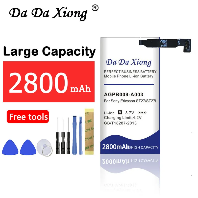 Аккумулятор Da Xiong 2800 мА/ч AGPB009 A003 литий ионный аккумулятор телефона для Sony Ericsson Xperia