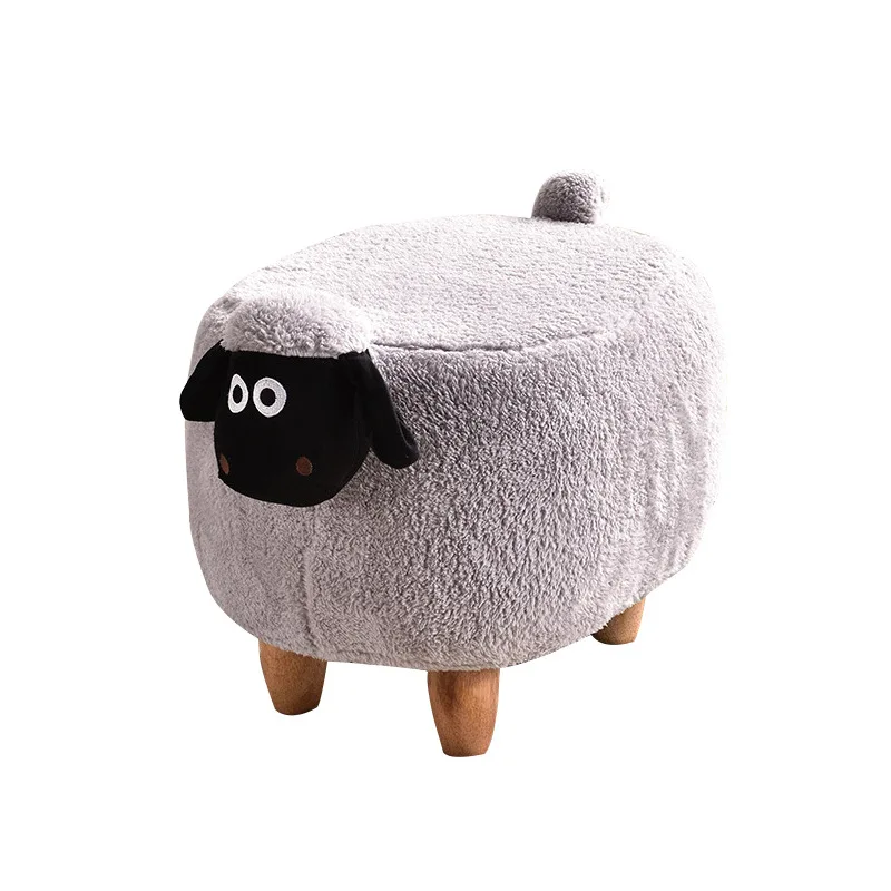 

Removable And Washable Cartoon Stool Sofa Stool Home Entrance Shoe Replacement Stool Creative Cute Children Stool