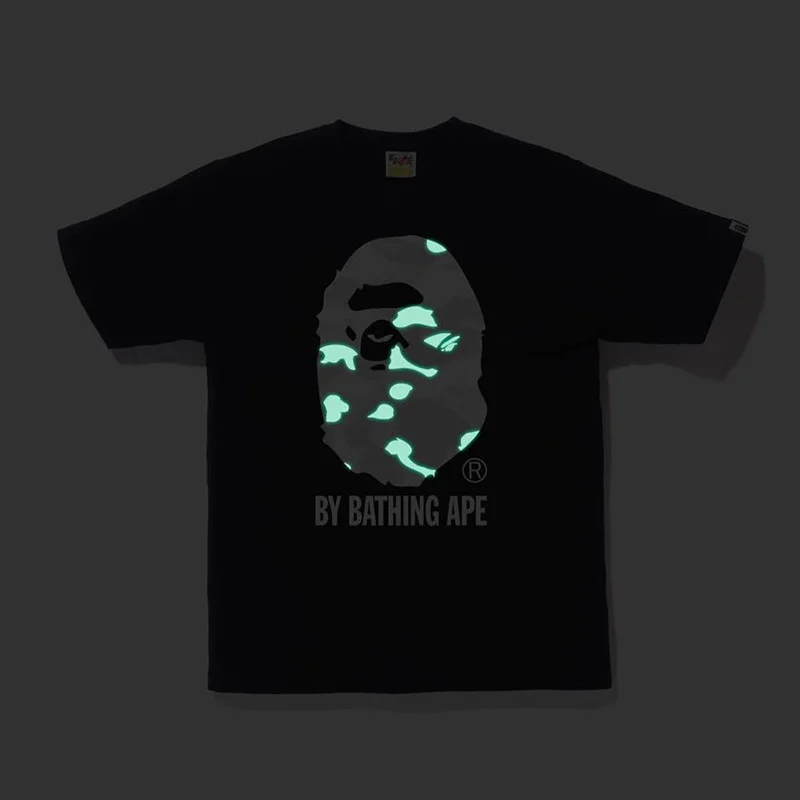 

luminous spots camouflage cotton short-sleeved T-shirt M~XXL
