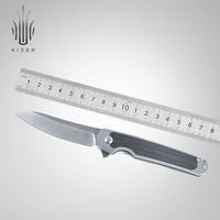 kizer folding knife ki4556a1a2 clutch 2020 knife new arrivals titaniummicartacarbon fiber handle survival tool
