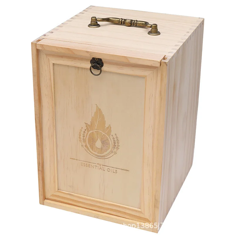 

Three Layer Drawer Organizer Essential Oil Wooden Box Pine Essential Oil Bottle Storage Box Cosmetic Containers