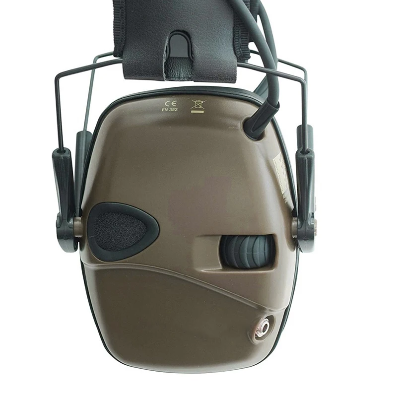 

Electronic Earmuffs Noise Reduction Outdoor Foldable Noise Adjustable Electronic Safety Ear Muffs Tactical Ergonomic