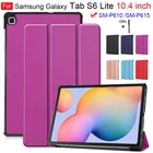 Чехол для планшета Samsung Galaxy Tab S6 Lite 10,4 SM-P610 SM-P615 2020, ультратонкий легкий складной чехол для Samsung S6 Lite 10,4 дюйма