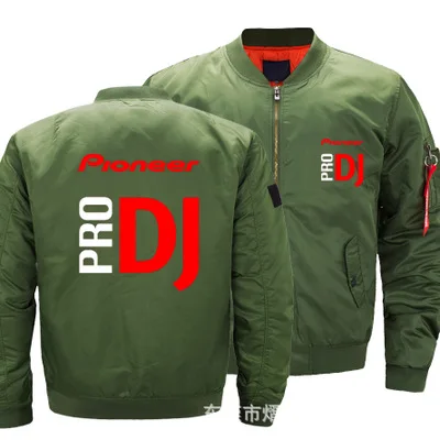 

High Quality New Autumn Winter Flight Jacket Pioneer PRO DJ Coat Mens Womens Warm Casual Zipper Baseball Jacket n6