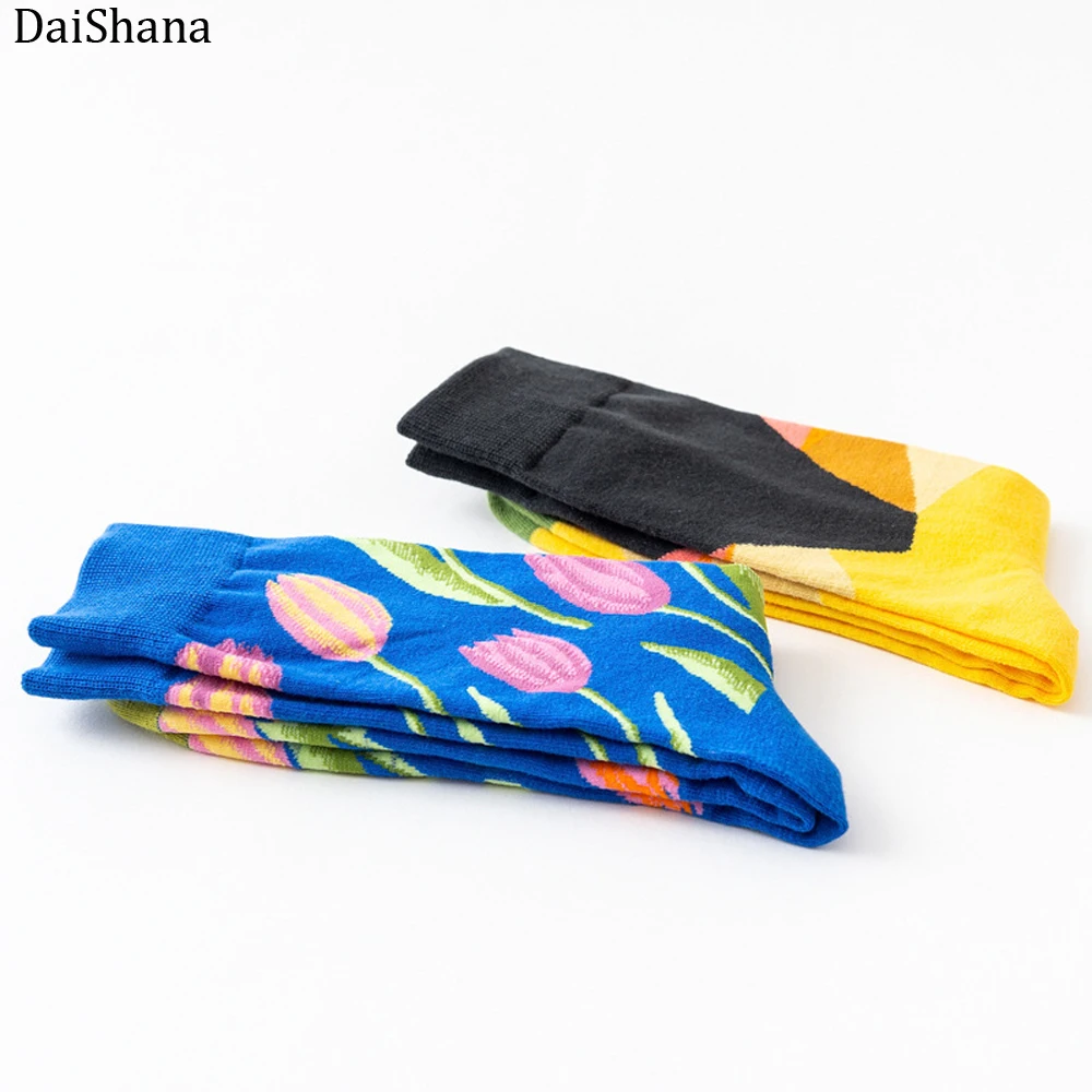 DaiShana 1 пара Новое поступление женские носки креативные хлопковые в стиле