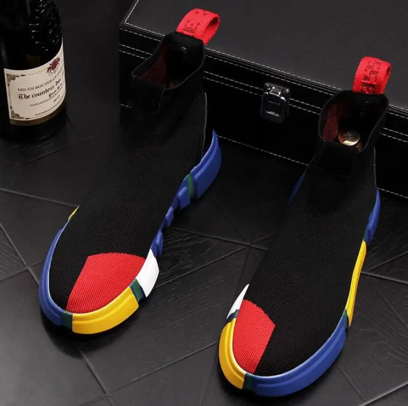 Кроссовки мужские трикотажные в стиле хип-хоп летние h4 | Обувь