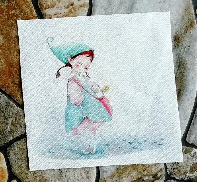 H113-2 15x15cm ZENGIA девушки хлопок холст ткань для DIY шитье лоскутное Декор ткань для кошелька/сумки/подушки ручная окрашенная ткань - Цвет: H113-2 15x15cm