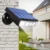 Мощный светодиодный настенный светильник на солнечной батарее, уличный водонепроницаемый фонарь с датчиком движения, IP65, для сада, дорожек, гаража, двора, уличного освещения - изображение