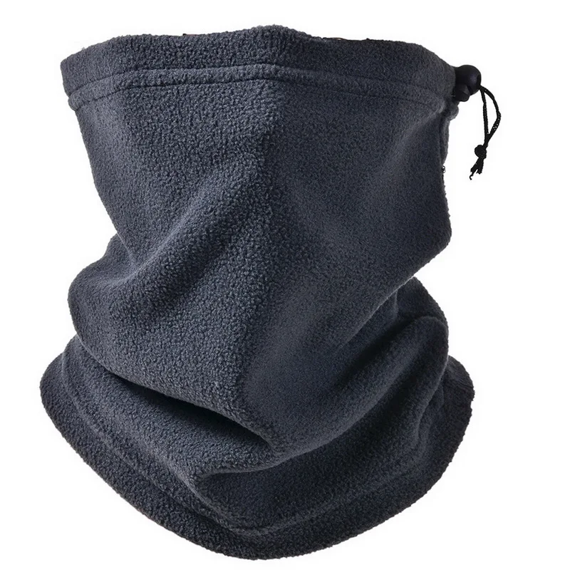 

Men Women Winter Bandana Hiking Face Cover Snowboard Ski Neck Warmer Cycling Bicycle Drawstring Tube Scarf Sports Thermal Cap