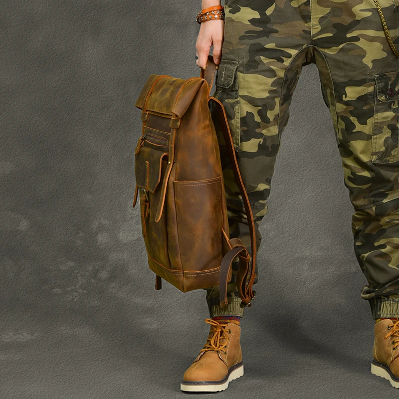 Рисунок 6 - Мужской большой рюкзак из натуральной кожи Crazy Horse