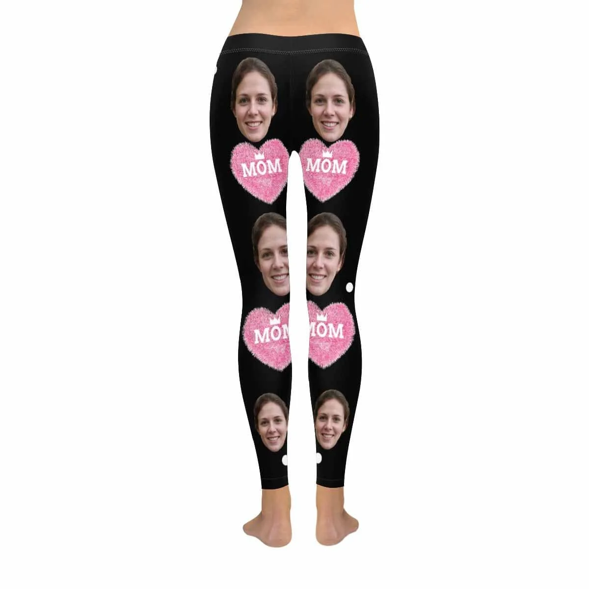 

Custom Face Mom All-Over Low Rise Yoga Leggings