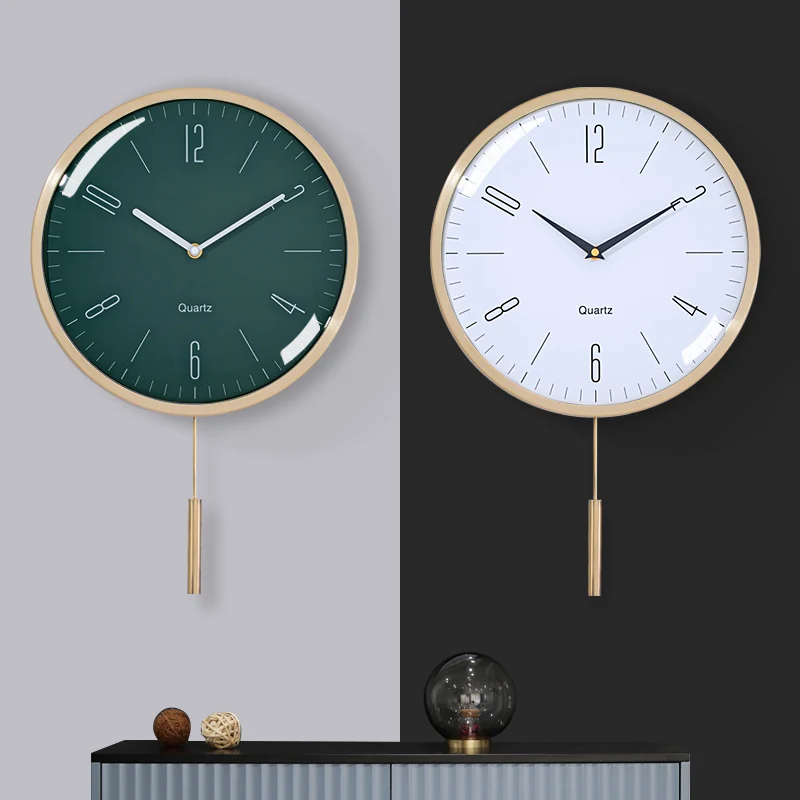 

Luxury Large Wall Clock Living Room Decoration Undefined Modern Simple Metal Wall Watch Fashion Personality Nordic Gold Clocks
