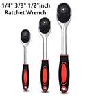 Гаечный ключ с храповым механизмом, 1 шт., 14 дюйма, 38 дюйма, 12 дюйма, 24 зубца, выдвижная пластина телескопического торцевого ключа с храповым механизмом, инструмент