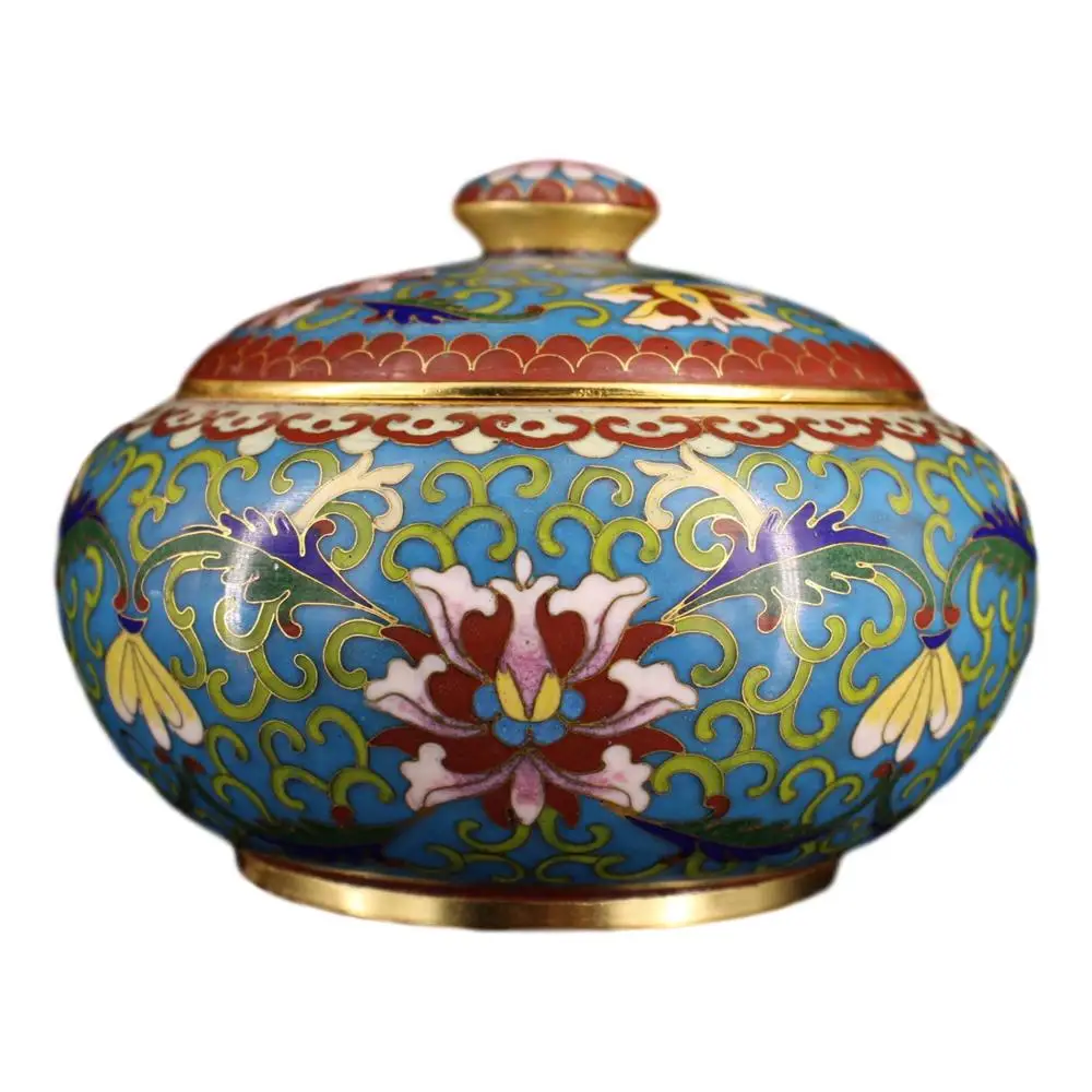 

LaoJunLu Collecting And Collecting Pure Copper Of The Qing Dynasty And Hand-Made Gilt Cloisonne Pots Imitation antique bronze