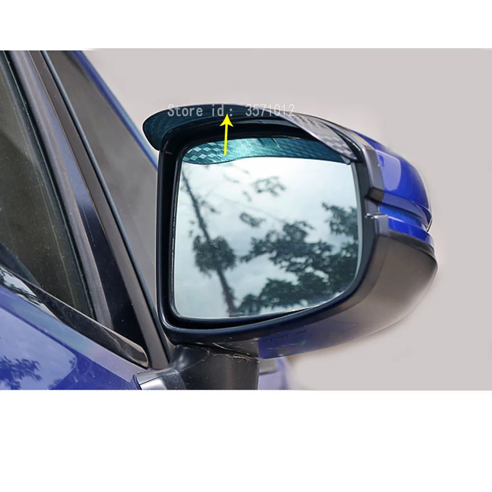 Автомобильный Стайлинг Стик зеркало заднего вида защита от дождя и бровей