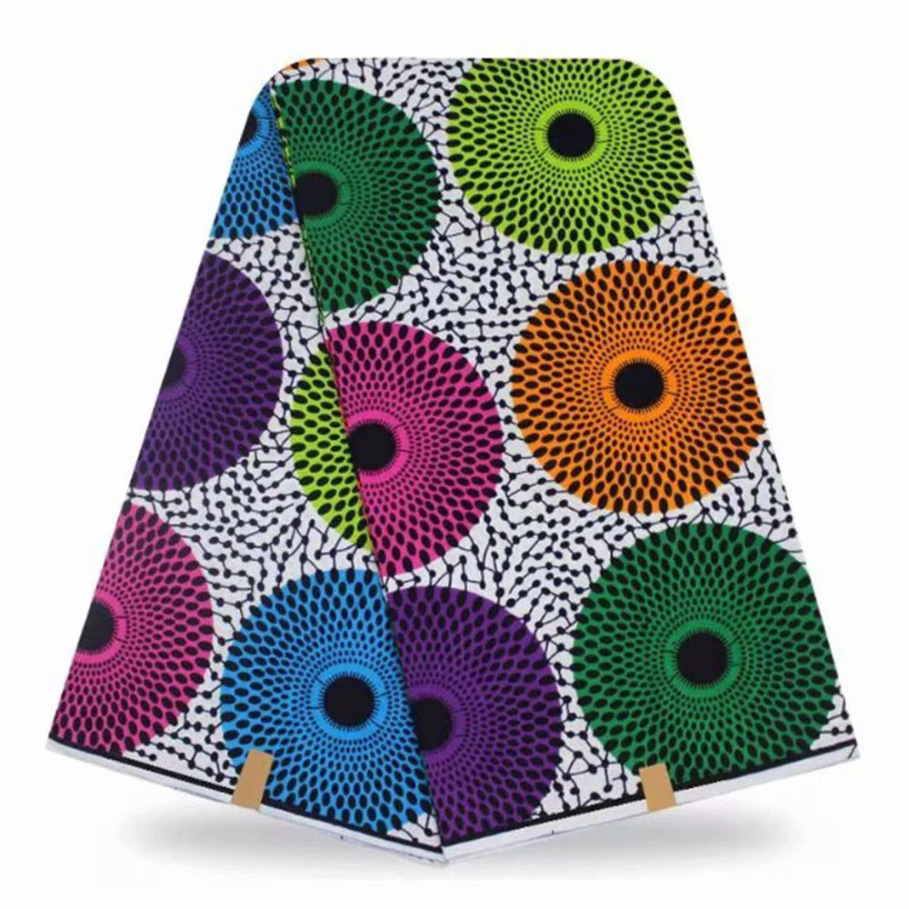 Новый стиль воск Анкара 100% полиэстер высокое качество африканская ткань печать 6