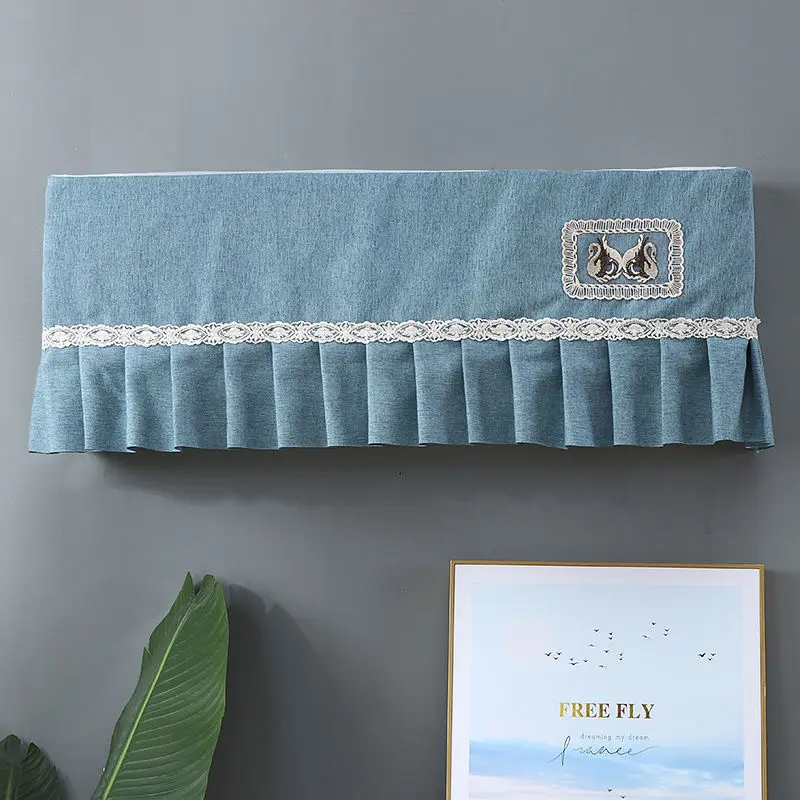 

1PC Universal Classic All-inclusive Hanging Type Air Conditioning Cover Case Nordic Geometric Printed Elastic Hanging Dust Cover