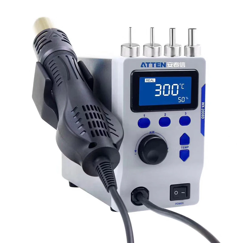

ATTEN WX-2008D BGA Rework Welding Soldering Station Intelligent Detection Hot Heat Air Gun Soldering Iron Repair
