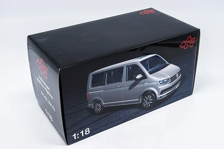 Классическая Подлинная модель автомобиля 1:18 NZG VW T6 Multivan литая металлическая MPV с