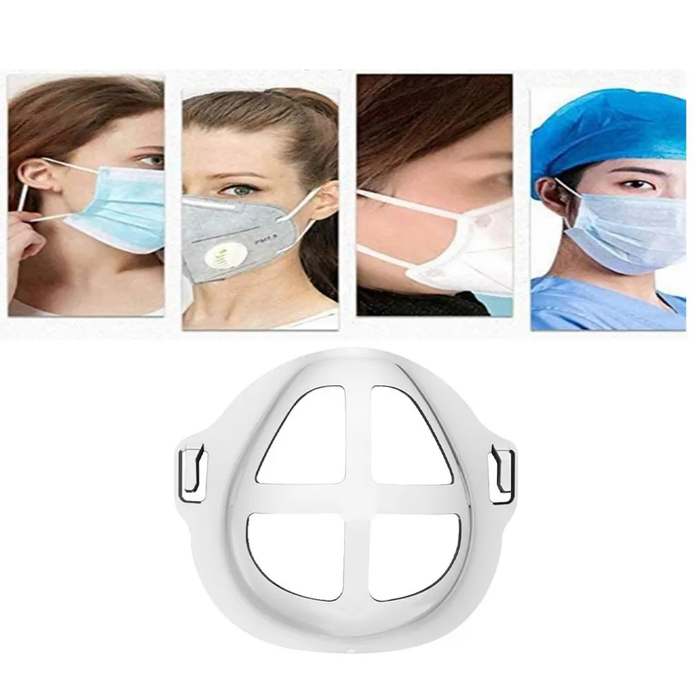 

mask Internal support frame cloth face mask Silicone holder Comfortable breathing washable and reusable face support frame