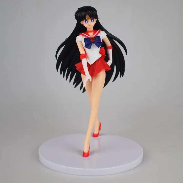 

5pcs/set 18cm Sailor Moon Action Figures Tsukino Usagi Power Pvc Model Moon Hare Dolls Desktop Decor Toys For Children