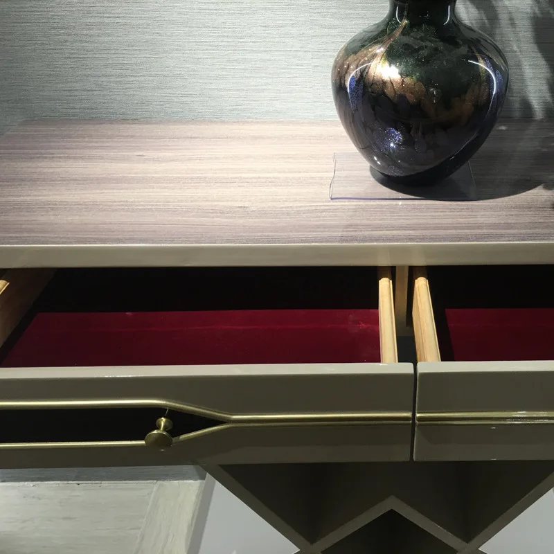 Массив дерева фиолетовый шкаф гостиная лобби светильник Роскошные Строительные